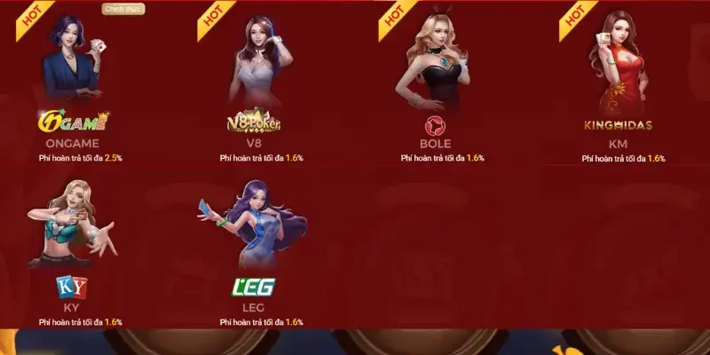 Đối tác cung cấp game bài Sodo