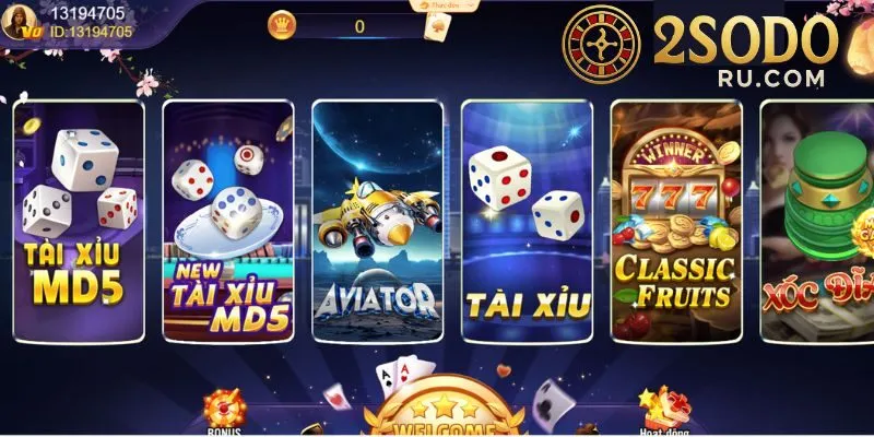 GAME BÀI ĐỔI THƯỞNG SODO - THIÊN ĐƯỜNG GIẢI TRÍ CHÂU Á 2 Khám phá game bài đổi thưởng tại Sodo